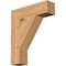 Ekena Millwork Traditional Block Smooth Bracket, Western Red Cedar, 5 1/2"W x 22"D x 26"H BKT06X22X26TRA05SWR - alternate 1